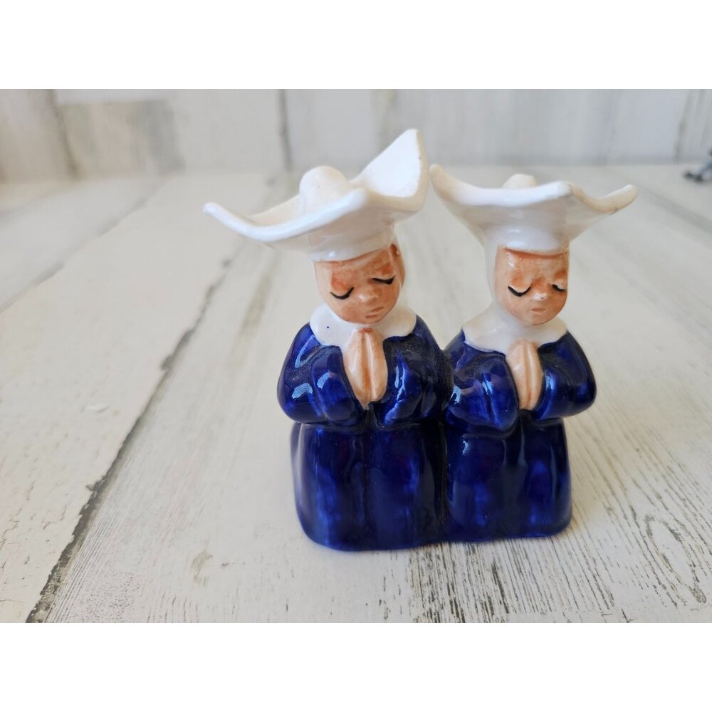 Dave grossman nun praying religious 1971 figurine porcelain design statue